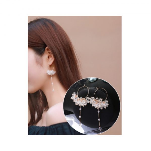 Crystal Cloud Earings