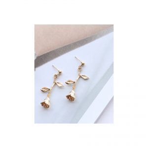 Golden Rose Earings