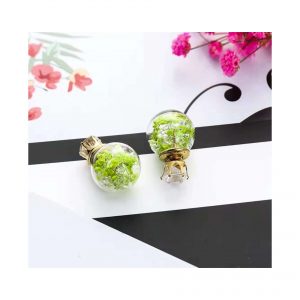 Green Trapped Fauna Earings