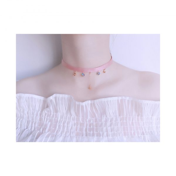 Pink Galaxy Choker